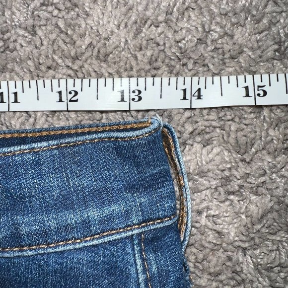 Madewell Cali Demi Boot Women's 25 Blue Medium Wash Stretch Mid Rise Jeans - Picture 8 of 11